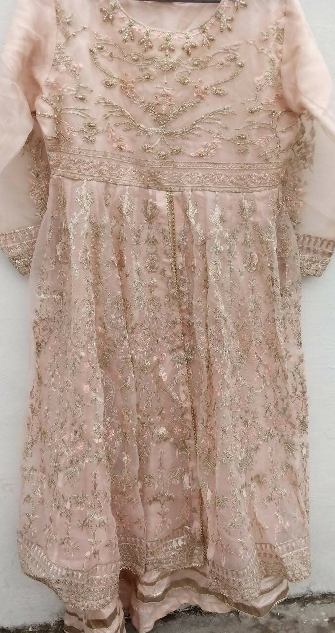 Beautiful Peach Froks | Women Froks & Maxis| Medium | Worn Once