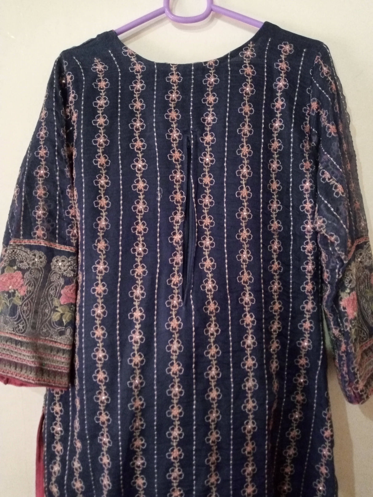 Bareeze | Blue Stitched 3 Pcs Suit | Women Branded Kurta | Medium to Large | Worn Once