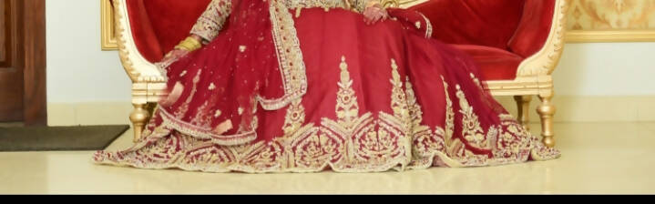 Stunning Maroon Bridal Suit | Women Bridals | Small | Worn Once