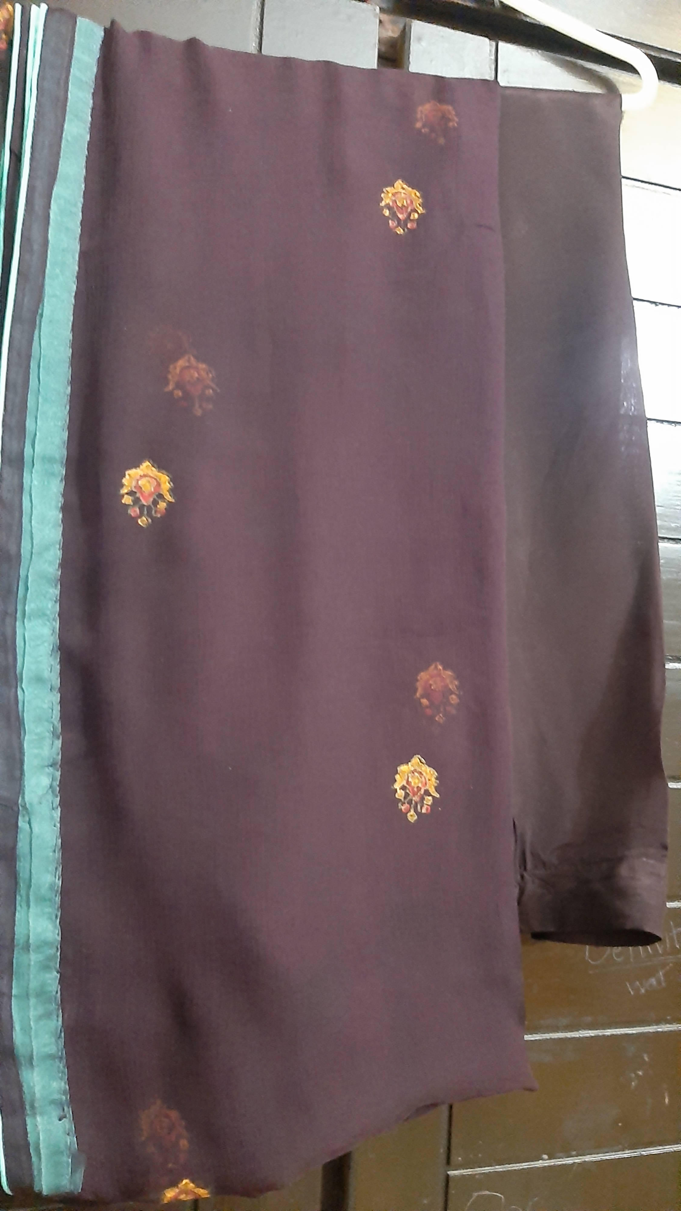 Embroidered chiffon dress | Women Frocks & Maxi | Worn Once
