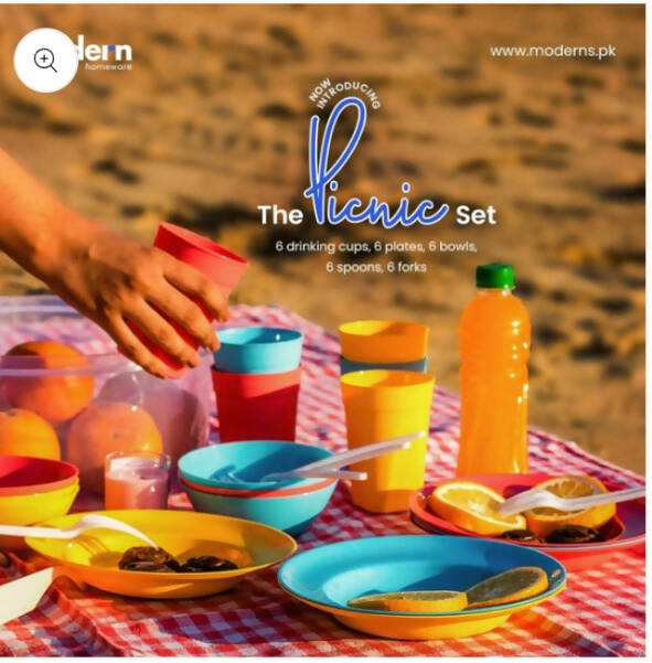 Modern Picnic Set (30 PCs) | Home & Decor | Brand New with Tags