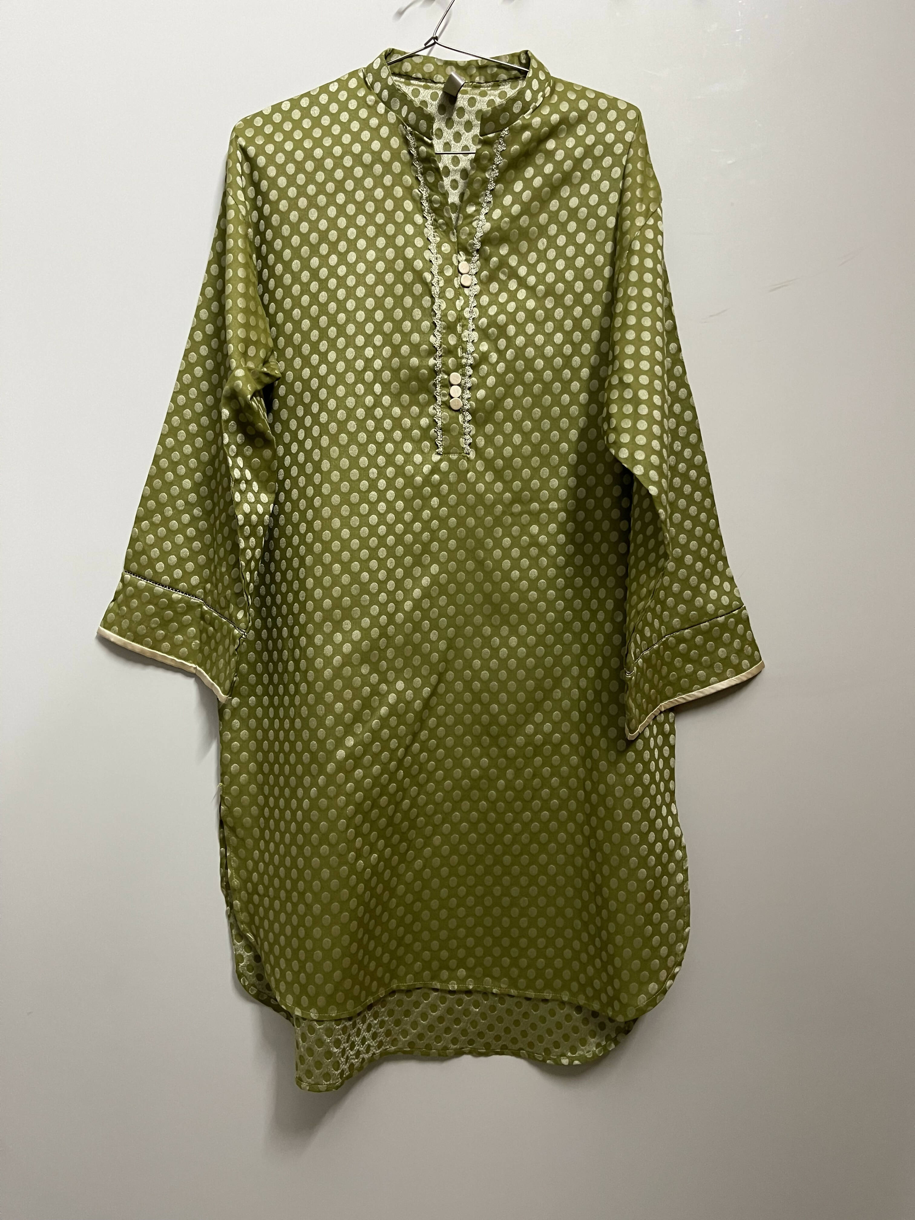 Ethnic | Green Color Kurta (Size: Small) | Women Branded Kurtas | Brand New