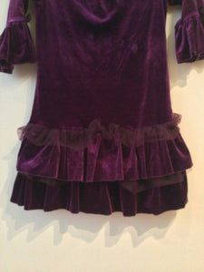 Purple velvet dress (Size: 3T) | Girls Skirts & Dresses | Preloved