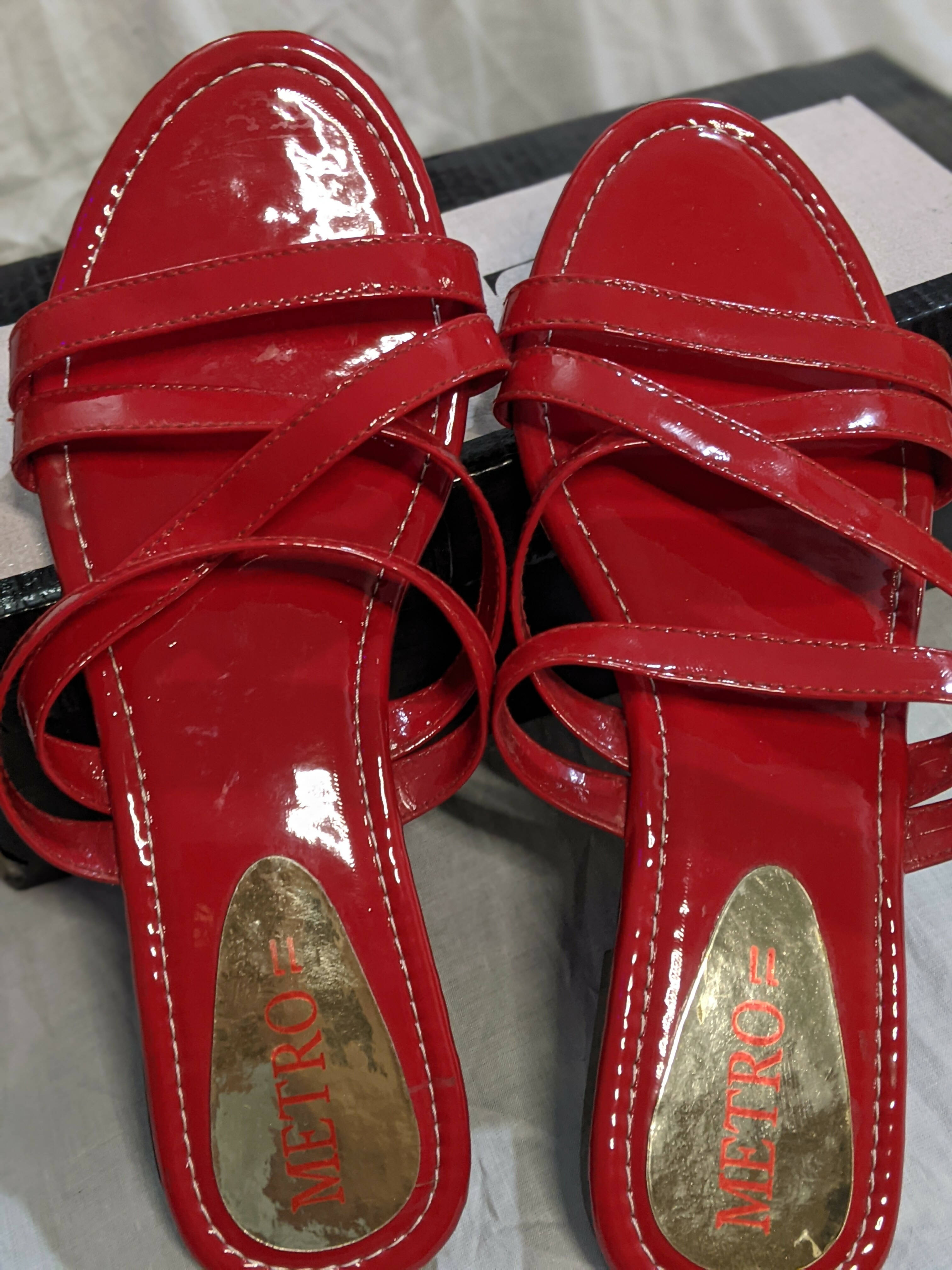 Metro | Red ladies sandals | Women Shoes | Size 11 | New