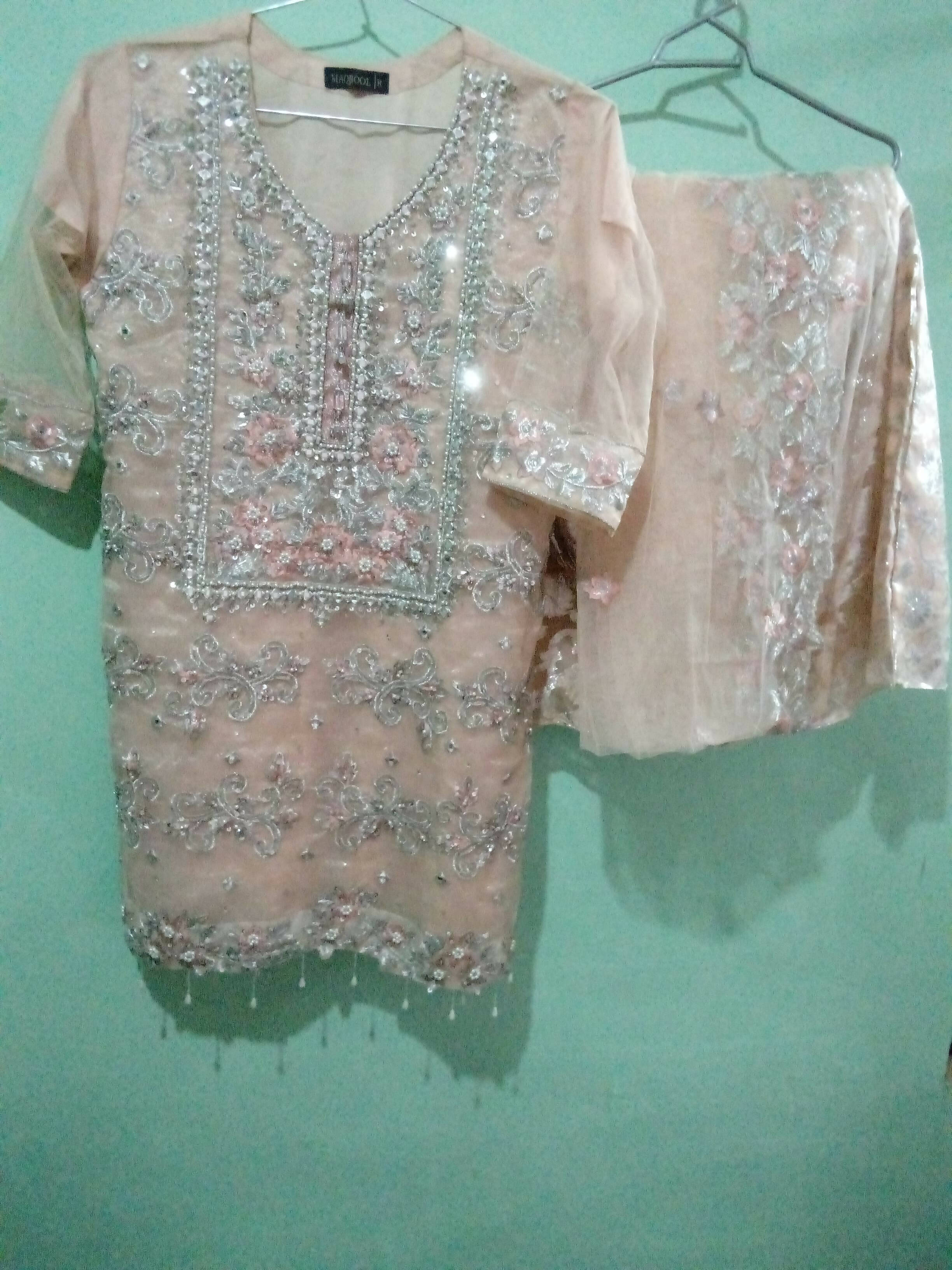 Embroided Party Wear Suit | Women Locally Made Formals | Medium | Worn Once