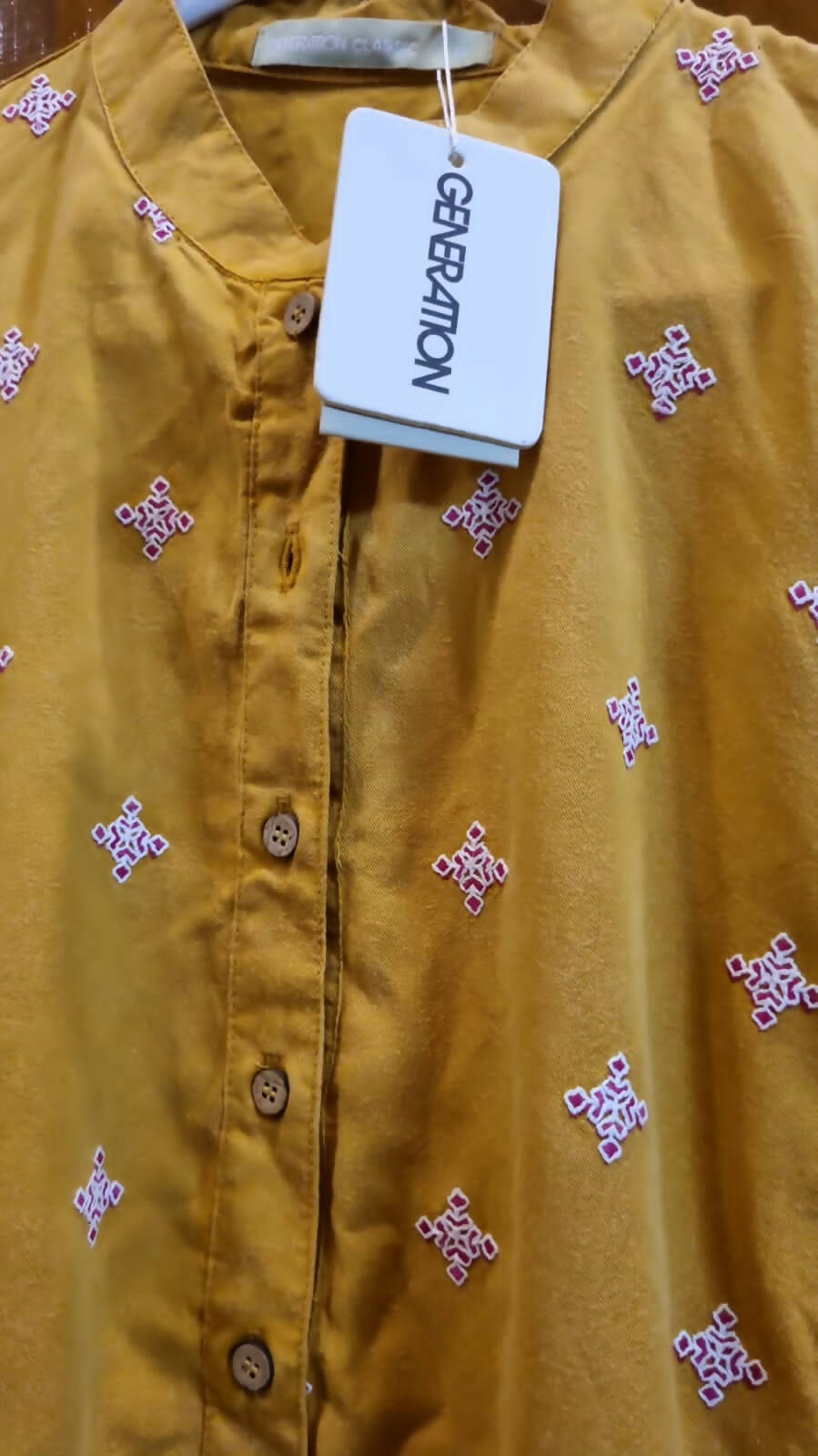 Generation | Mustard kurta | Women Branded Kurta | Brand New with Tags