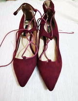 Oxygen | Maroon Heels | Women Shoes | Size: 38 | Worn Once
