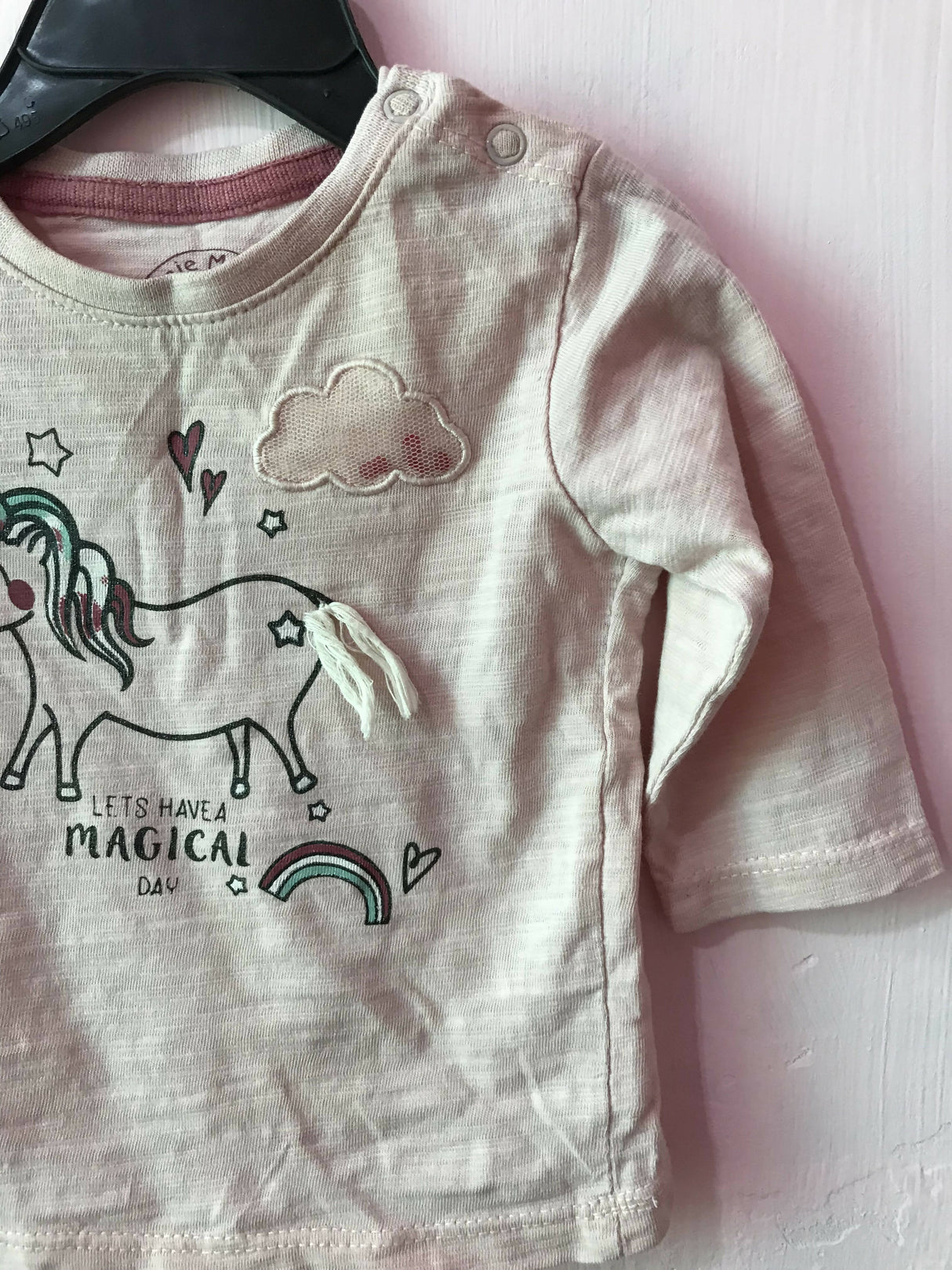 Minnie minors | Unicorn shirt | Baby Tops & Shirts | Size: 0-4 months | Preloved