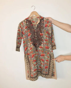 Khaadi Unstitched | Locally Stitched Two Piece Suit | Women Branded Kurta | Preloved