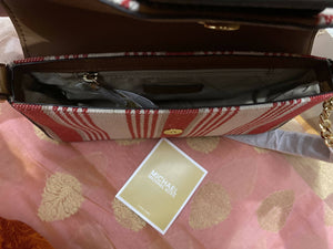 Michael Kors | Red White shoulder bag | Women Bags | Brand New