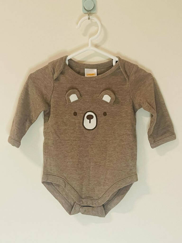 Gymboree | Grey Onesie 0-3 months | Kids Bodysuits & Onesies | Preloved