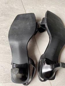 Zara | Black Heels | Women Shoes | Size: 37 | Worn Once