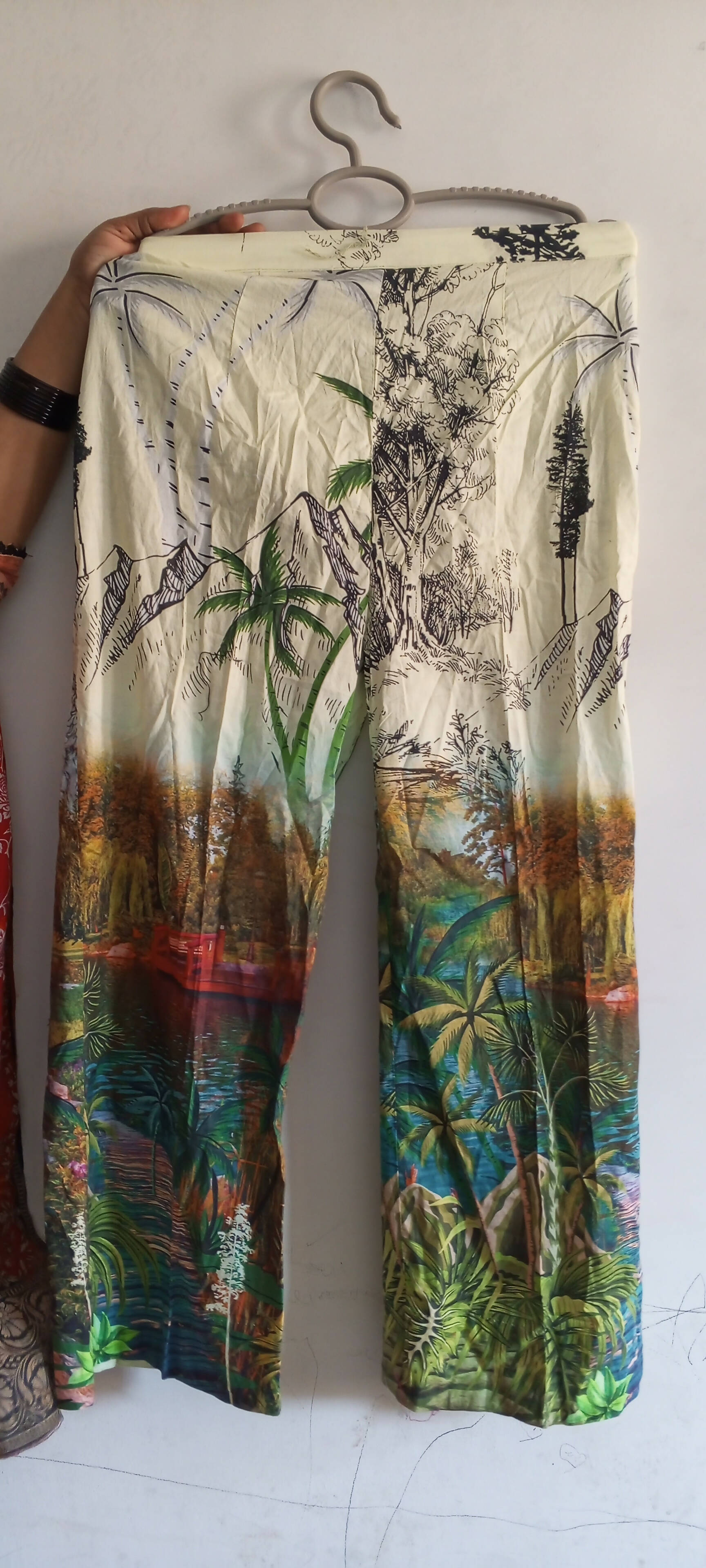 Printed Trouser | Women Bottoms & Pants | Small | New