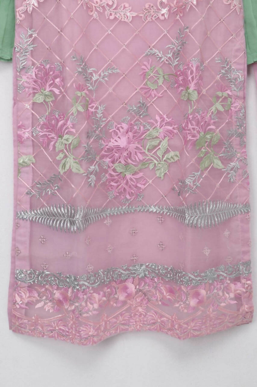 Cross Culture | Embroidered 3 PC Suit | Women Branded Formals | Medium | New