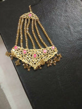 Noratan Choker Set with Tikka & Jhoomar | Women Jewelry | Worn Once