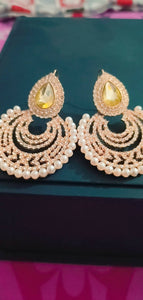 Gold Pearl Earrings | Women Jewelry Earrings | New