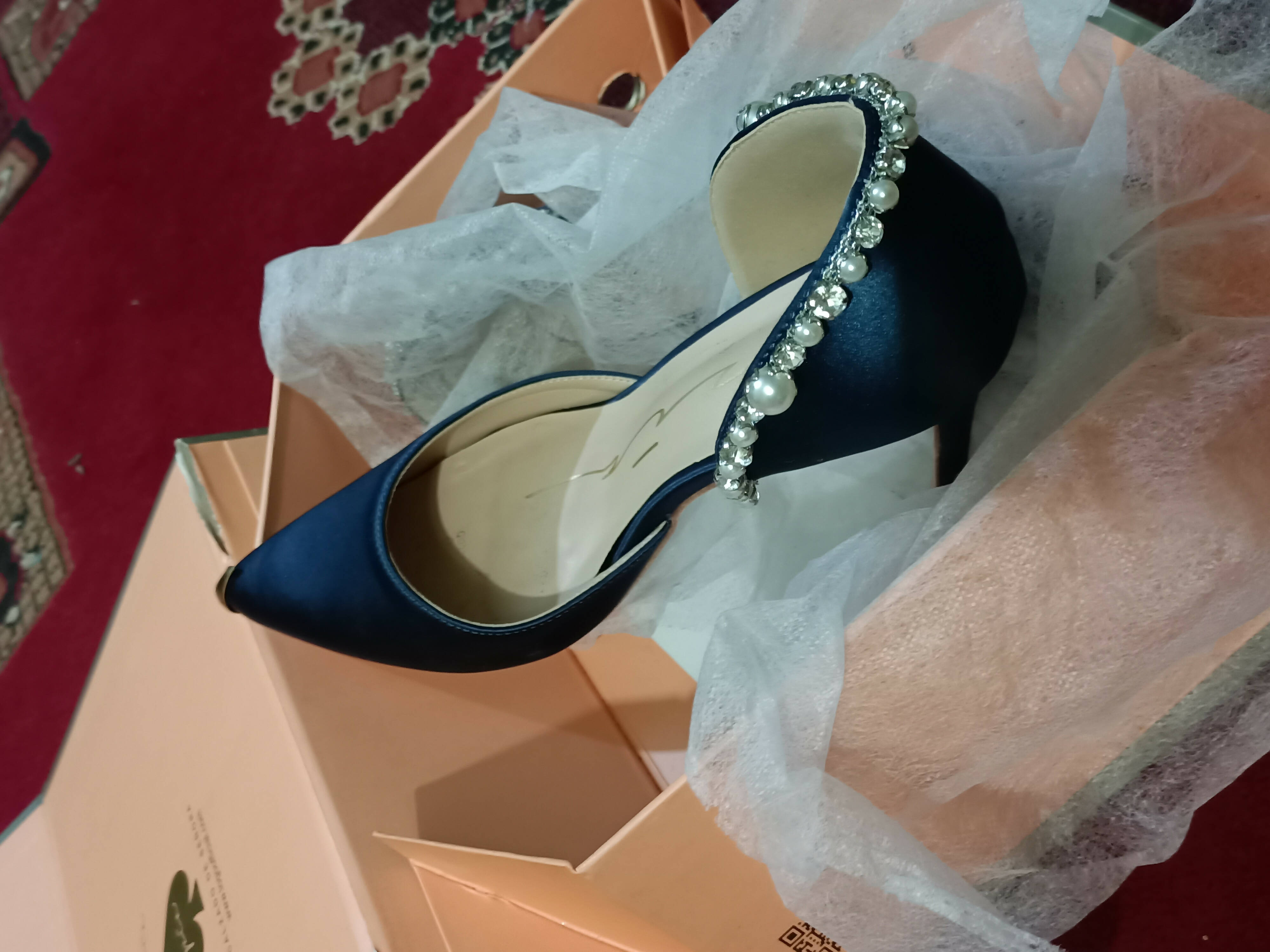 Opia | Blue Heels ( Size: 40 ) | Women Heels | Worn Once