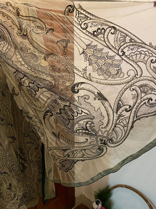 Elán | Beige Embroidered Kamiz & duppatta | Women Branded Kurta | Preloved
