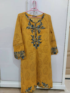 Dhanak | Women Branded Kurta | Small | Preloved