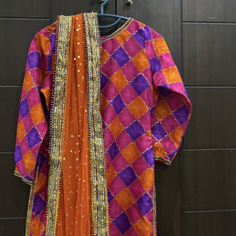 Multicolor Suit | Women Locally Made Kurta | Medium | New