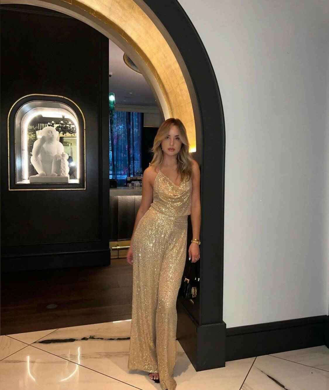 Soieofficial | Shimmery Co Ord Set | Women Branded Formals | Medium | New