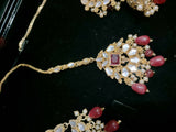 Deep Red Bridal jewelry | Women Jewelry| Worn Once