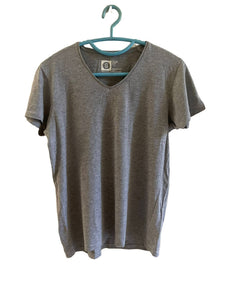 Grey V-Neck Shirt | Men T-Shirts & Shirts | Preloved