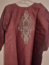 Maroon Embroidered Kurta | Women Locally Made Kurta | XSmall | New