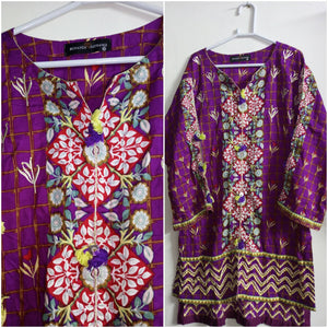 Bonanza Satrangi | Lawn Kurta (Size: S ) | Women Formals | Preloved