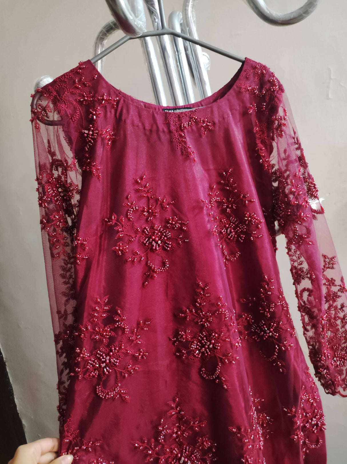 Stylish Maroon Lehnga Suit | Women Locally Made Formals | Small | Worn Once