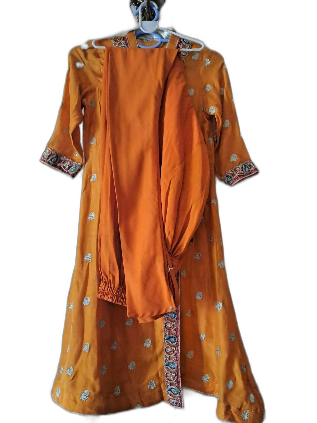 Embroidered Angarkha 2 PC | Women Locally Made Formals | Small | Worn Once