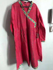 Chinyere | Red Beautiful Kurta | Women Branded Kurta | Small | Worn Once