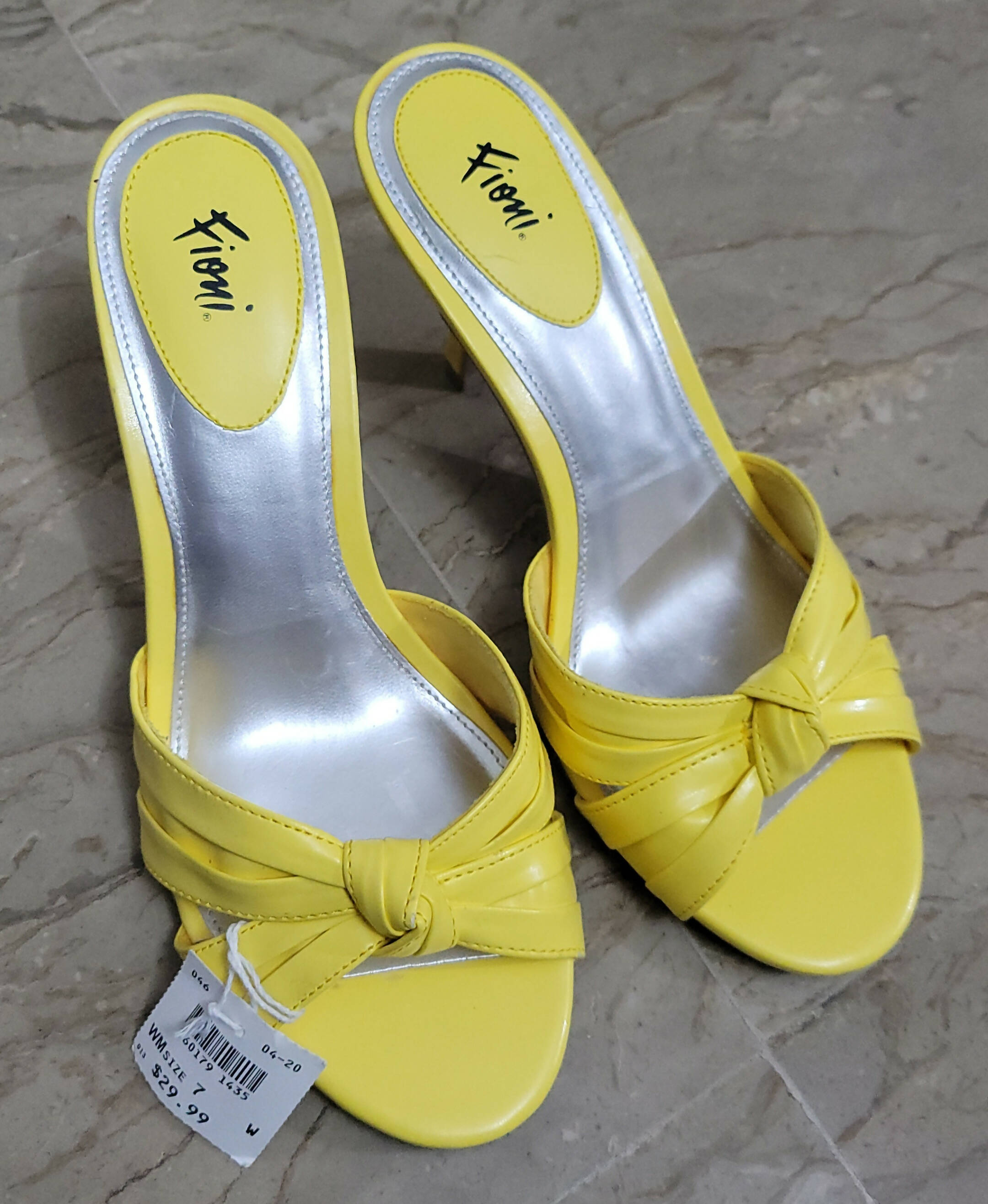 Yellow on sale brand shoes