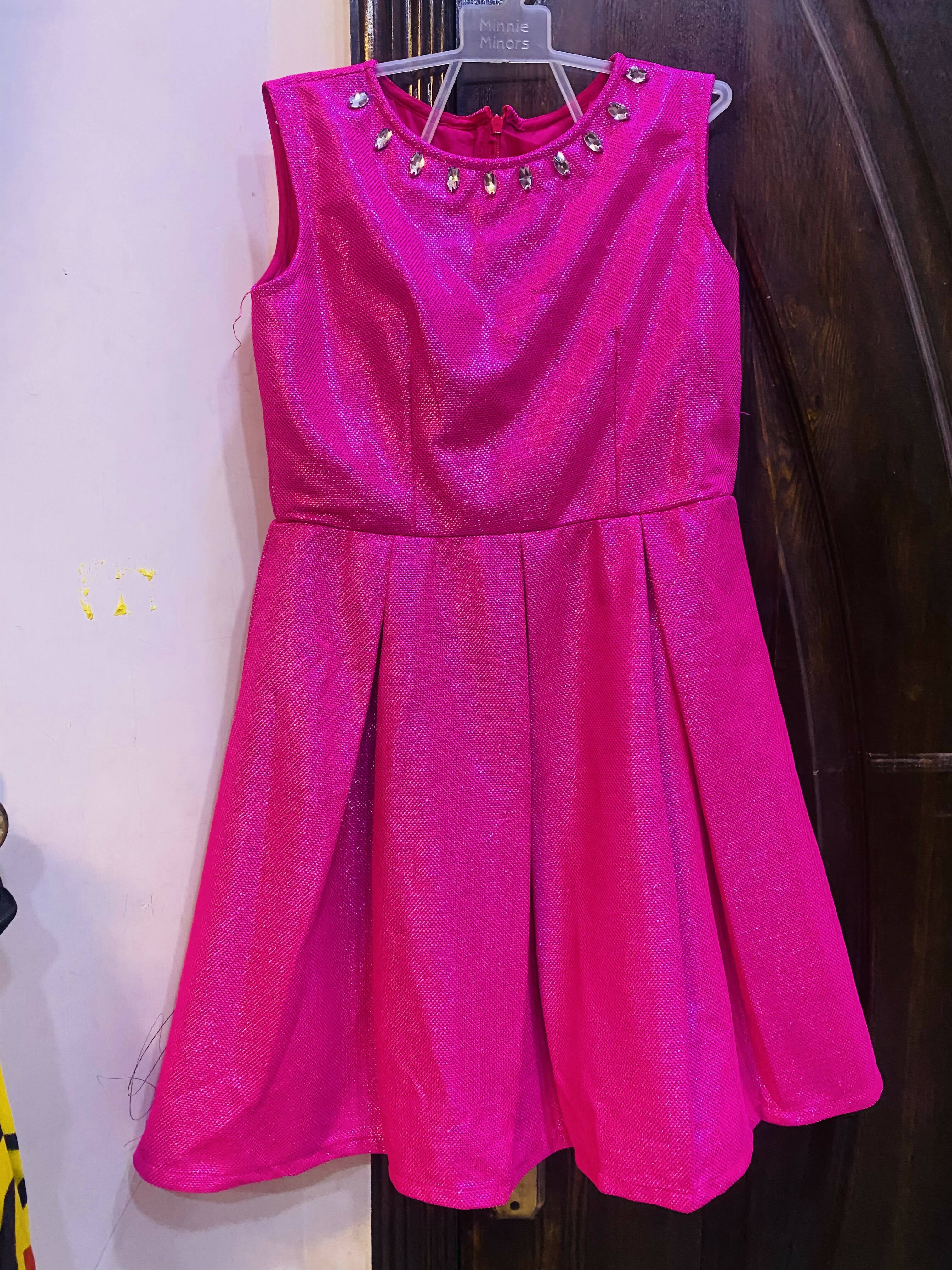 Essentia | Pink Girls Frock ( Size: 5 to 6 Years) | Girls Skirts & Dresses | Worn Once