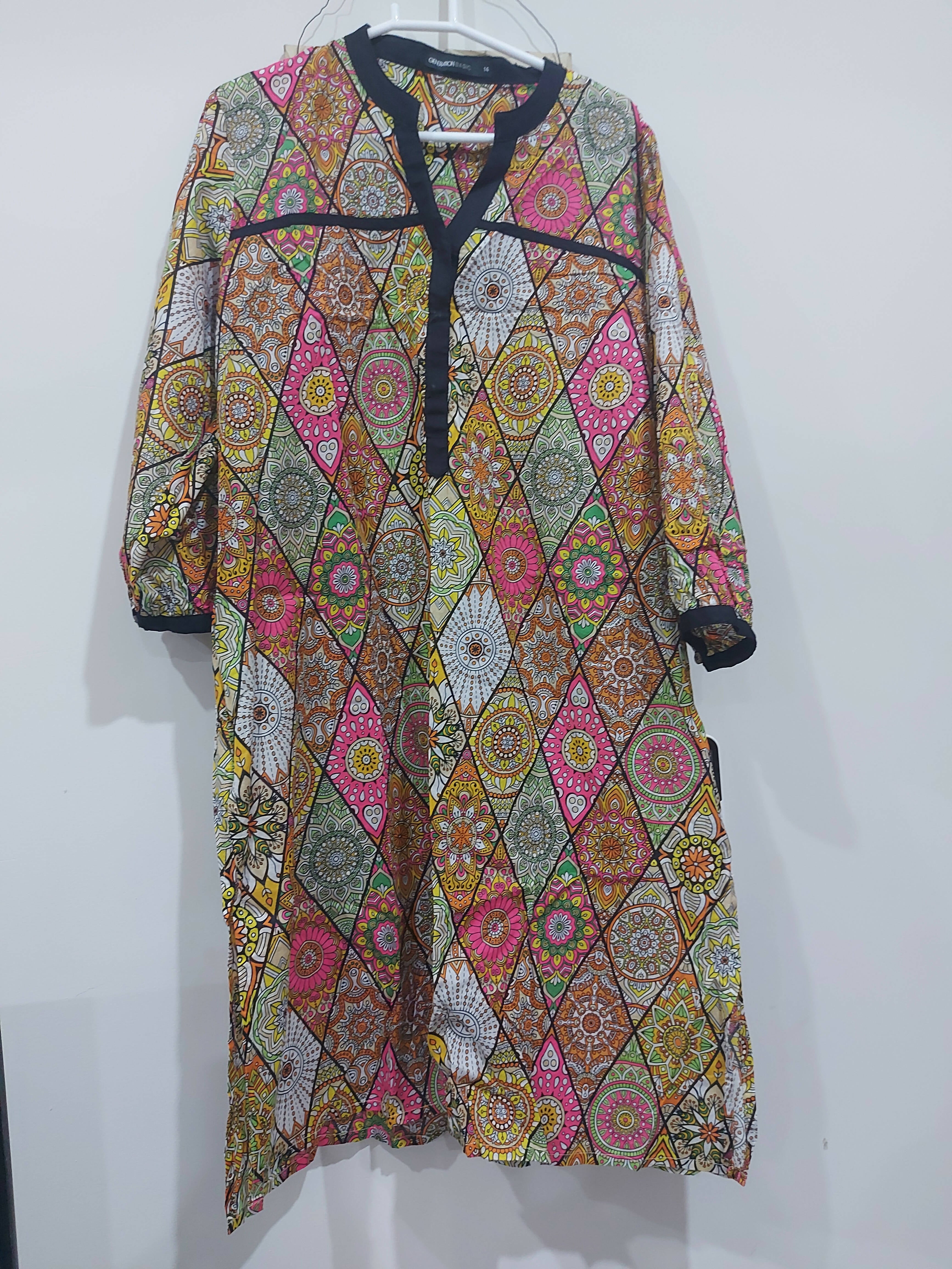 Generation | Printed Kurta | Women Branded Kurta | Large | Worn Once