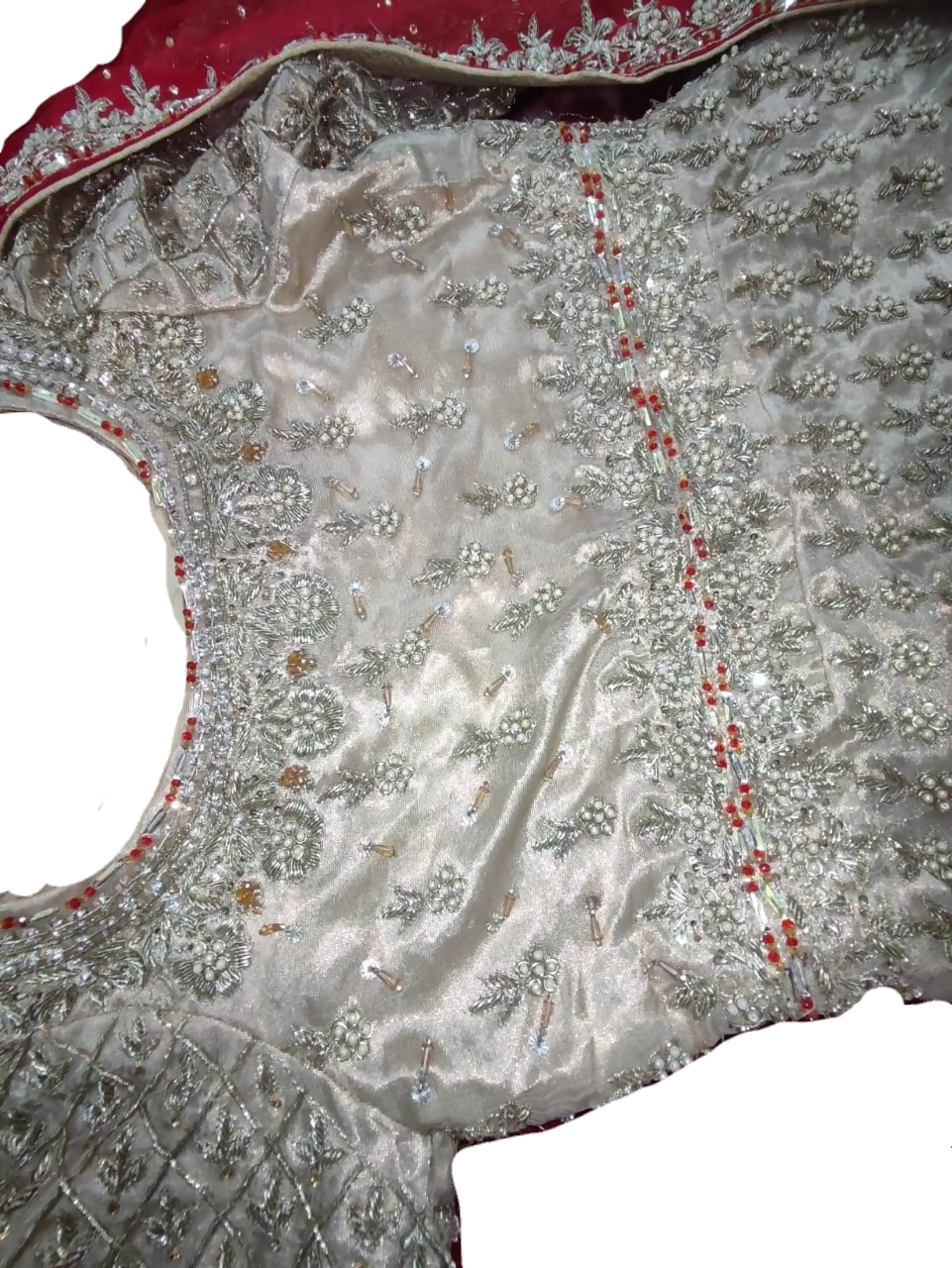 Bridal Fancy Organza Maxi | Women Bridals | Medium | Worn Once