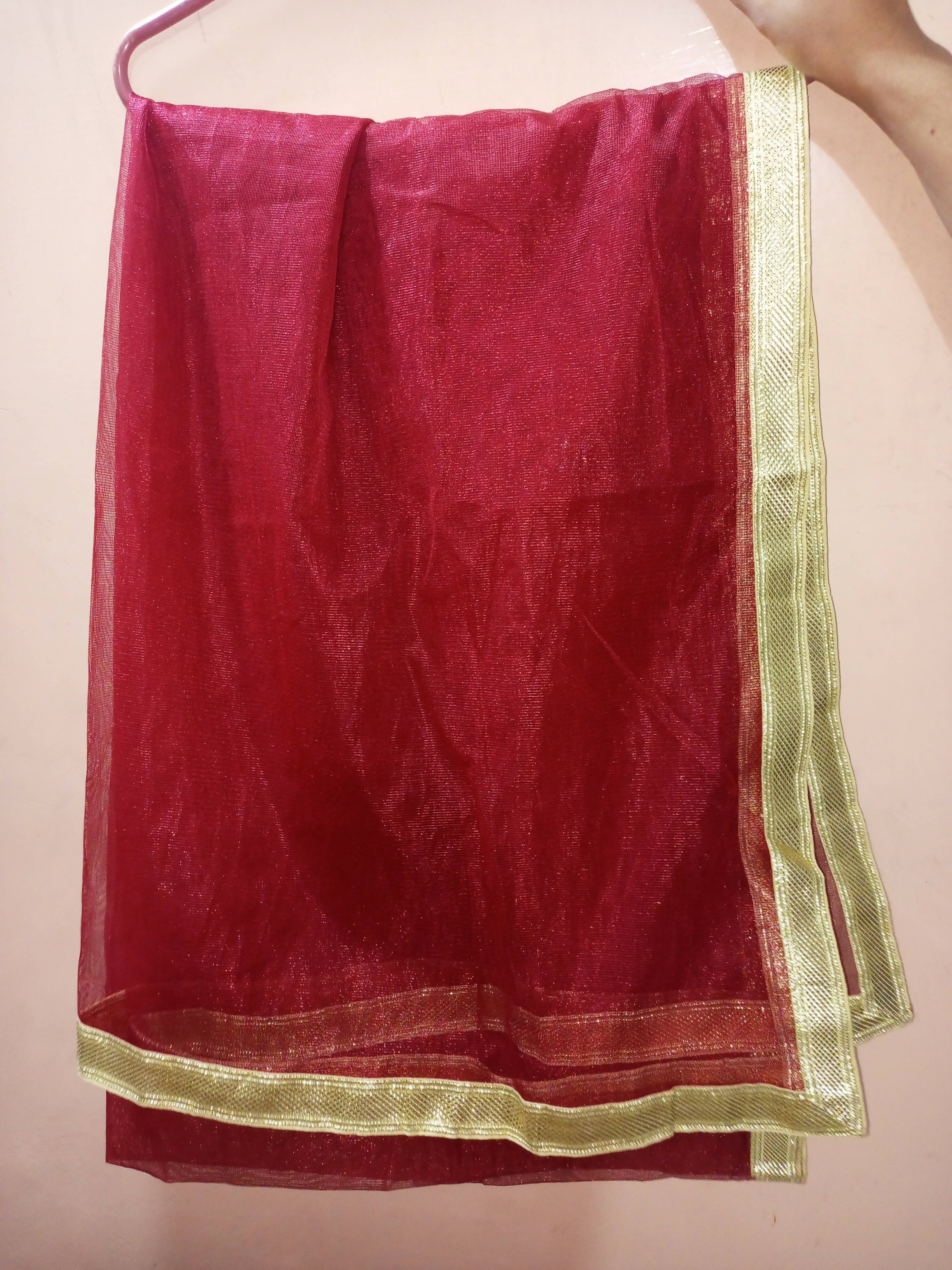 Red Gharara | Women Formals |Ghararas, Shararas & Lehengas |Small |Worn Once