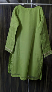 Junaid Jamshed | Green Suit | Women Branded Formals | Large | New