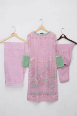 Cross Culture | Embroidered 3 PC Suit | Women Branded Formals | Medium | New