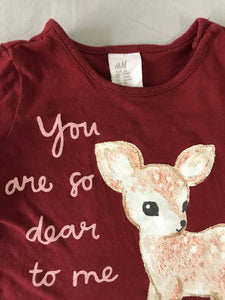 H & M | Baby Shirts Pack of 2 ( For 4-6 Months Old ) | Baby Tops & Shirts | Worn Once