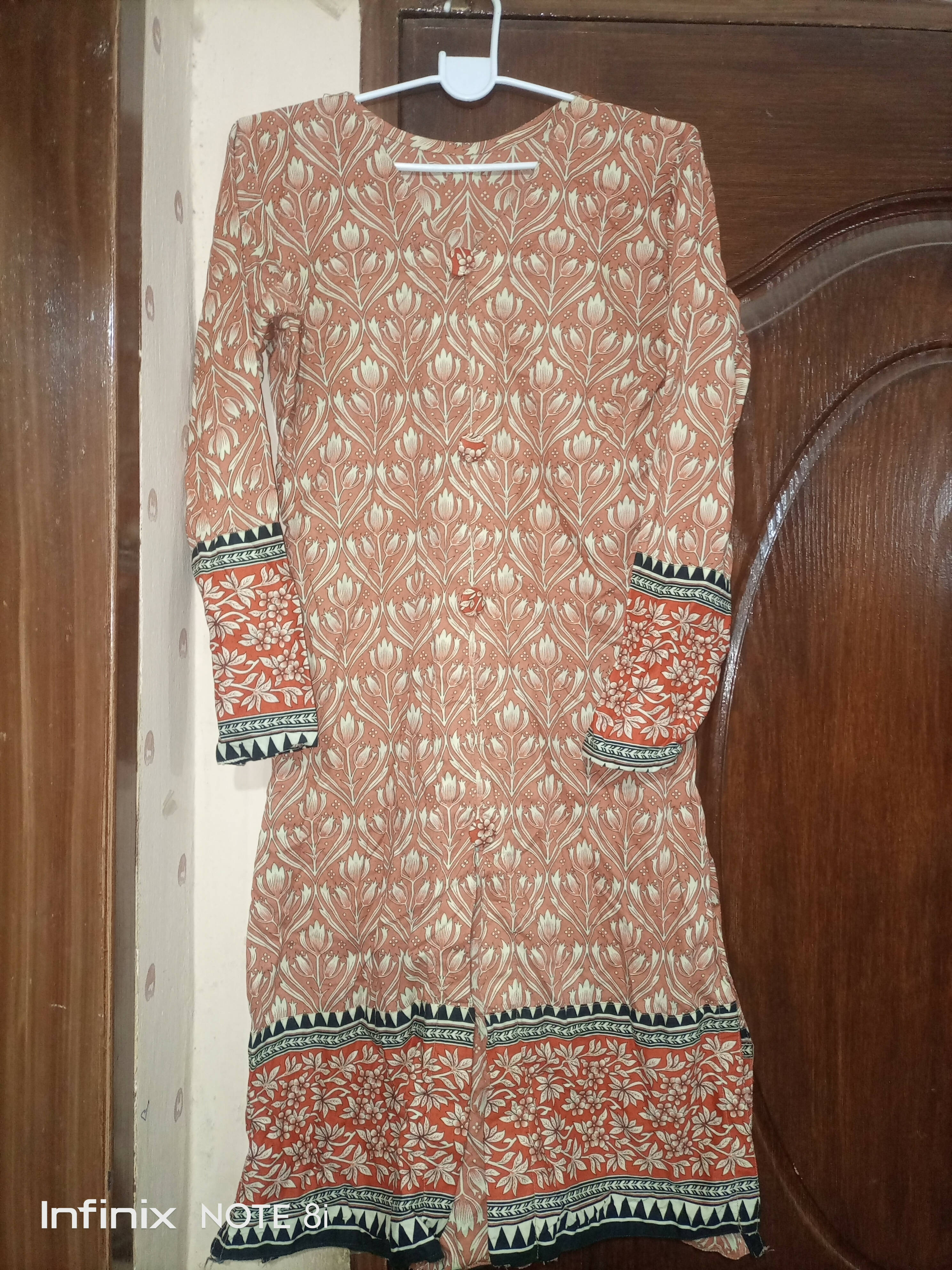 Khaadi Lawn open shirt (Size: M )| Women Kurta | Worn Once