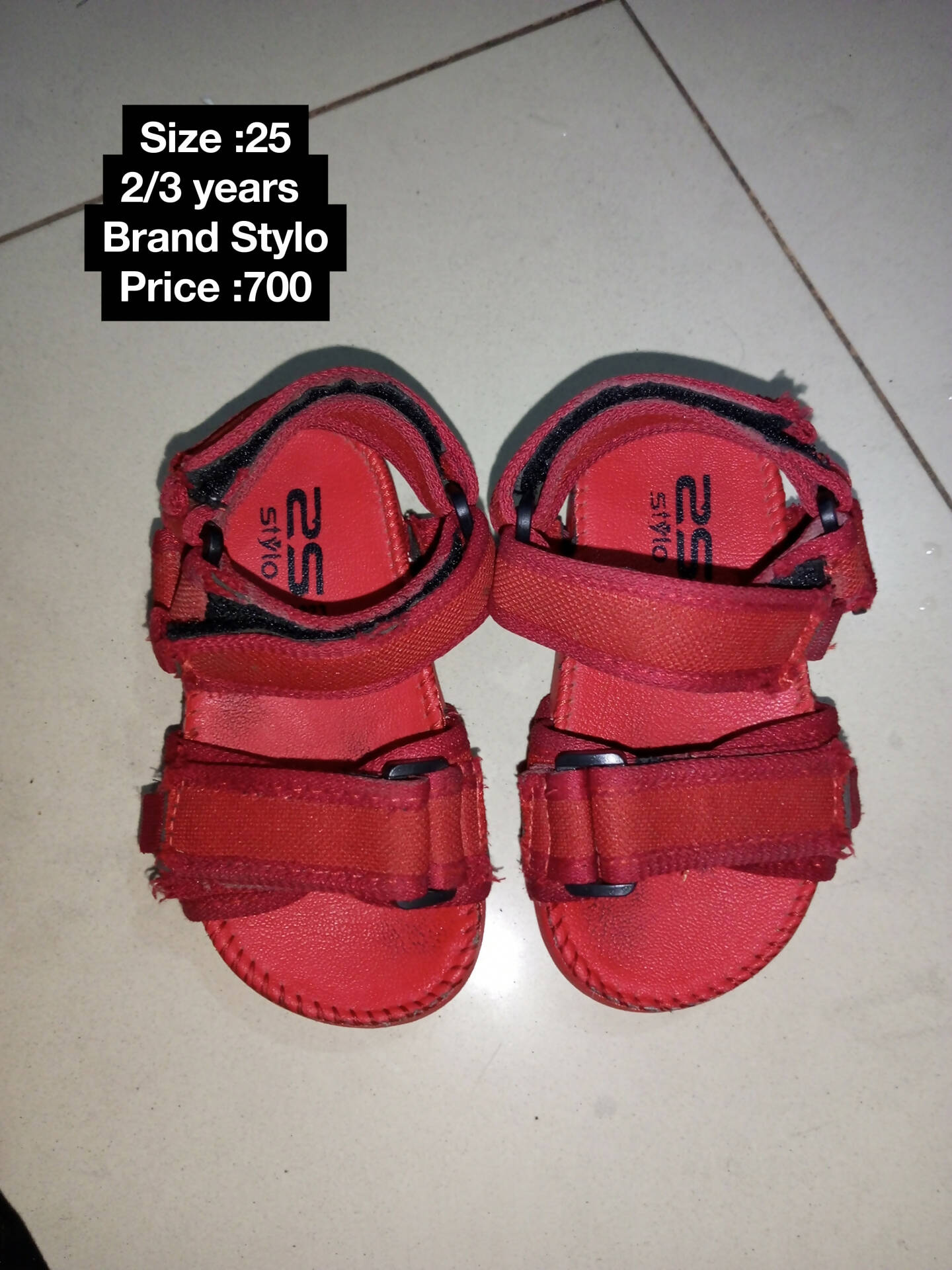 Stylo | Boy Sandals (Size: 25 ) for 2-3 yrs | Boys Shoes | Preloved