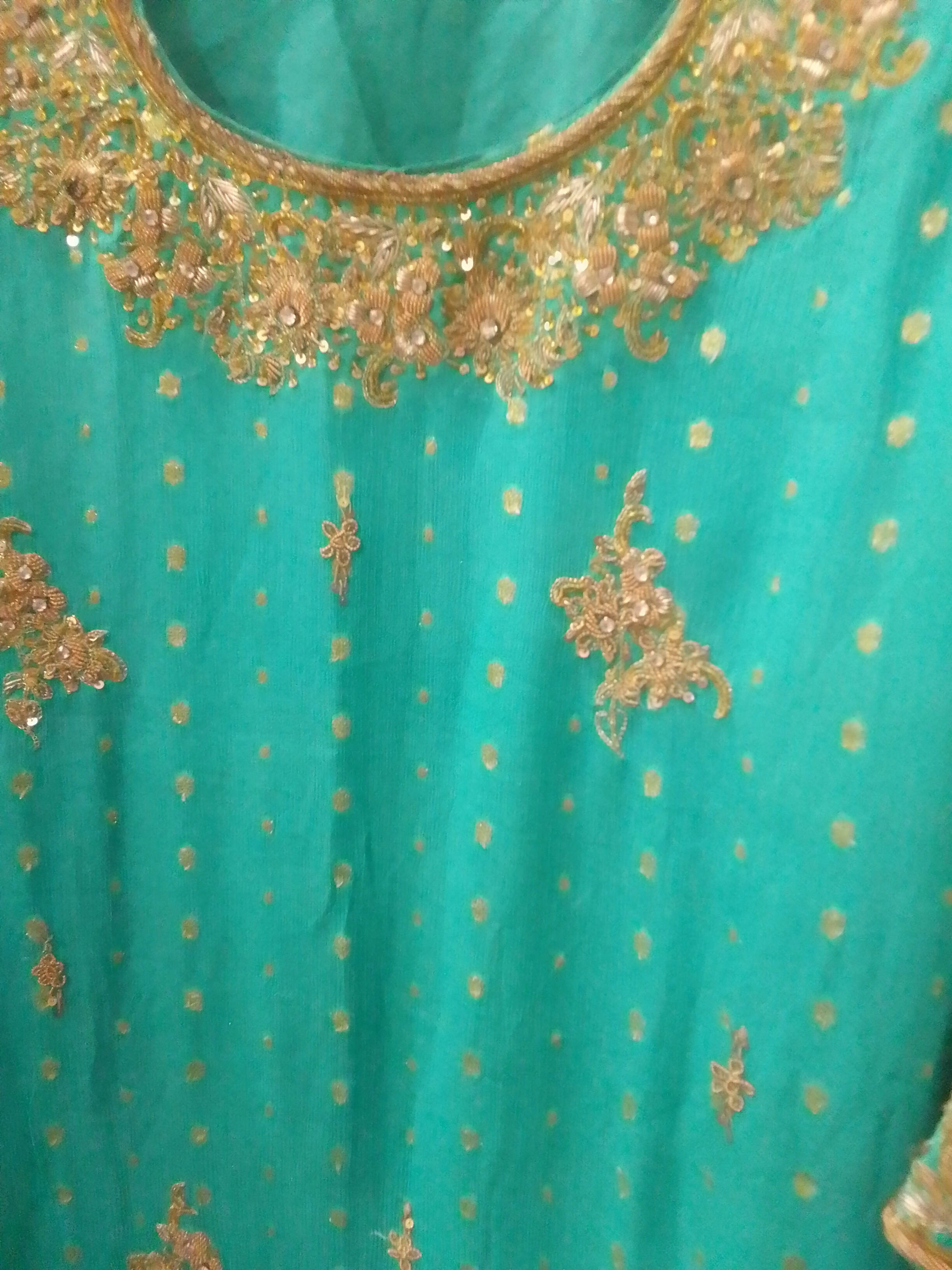 Blue Heavy Suit | Women Locally Made Formals | Medium | Preloved