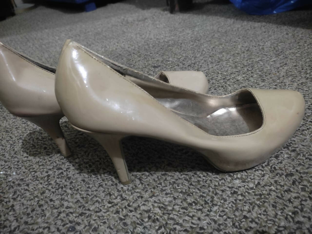 Stylish Beige Heels | Women Shoes | Size: 39 | Worn Once