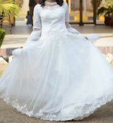 White Long Maxi | Women Frocks & Maxis | Medium | Worn Once