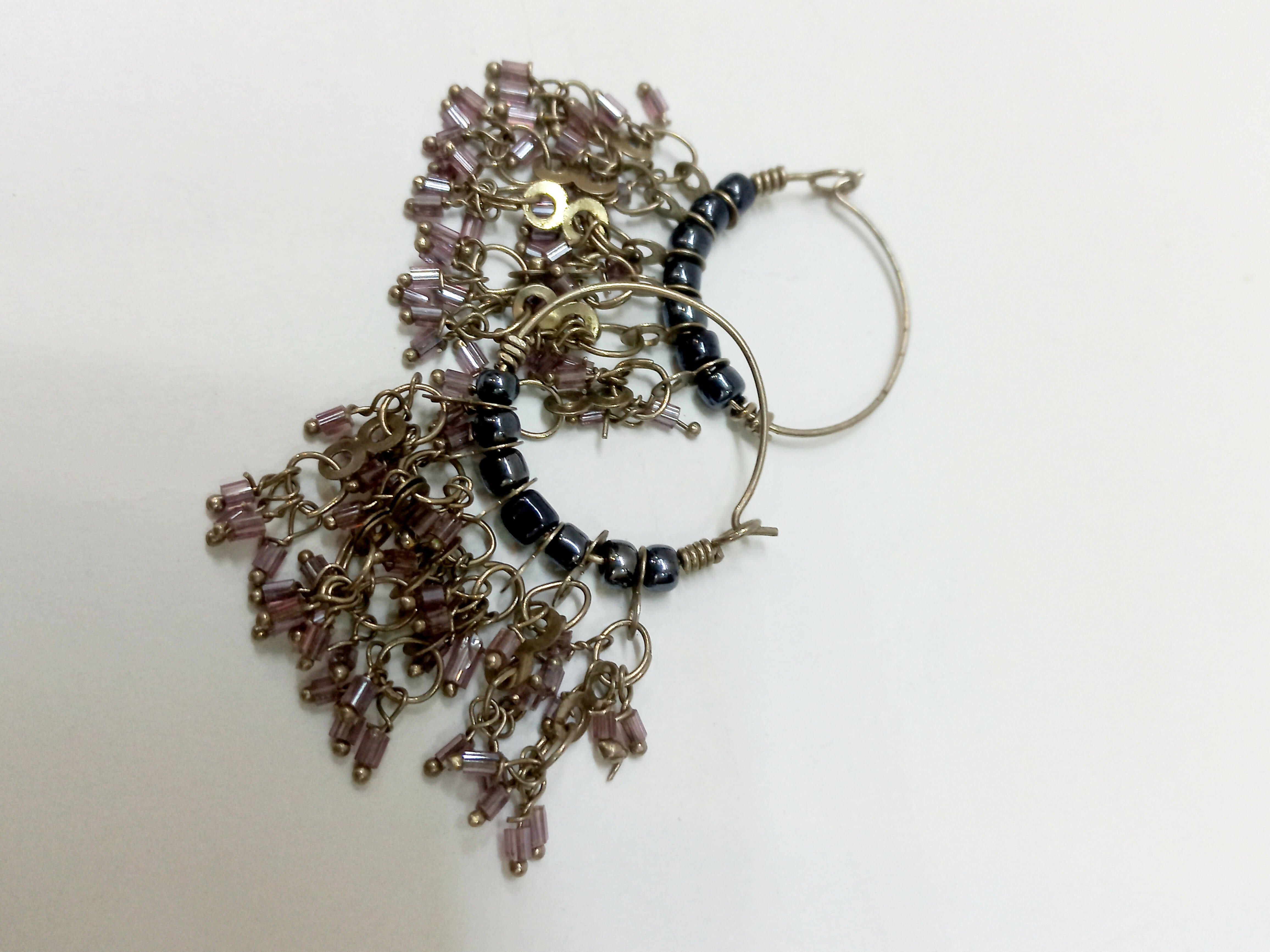 Grey Earrings | Women Jewellery | Medium | Preloved