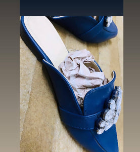 Almas, Blue Mules, Women Shoes, Flats & Sandals
