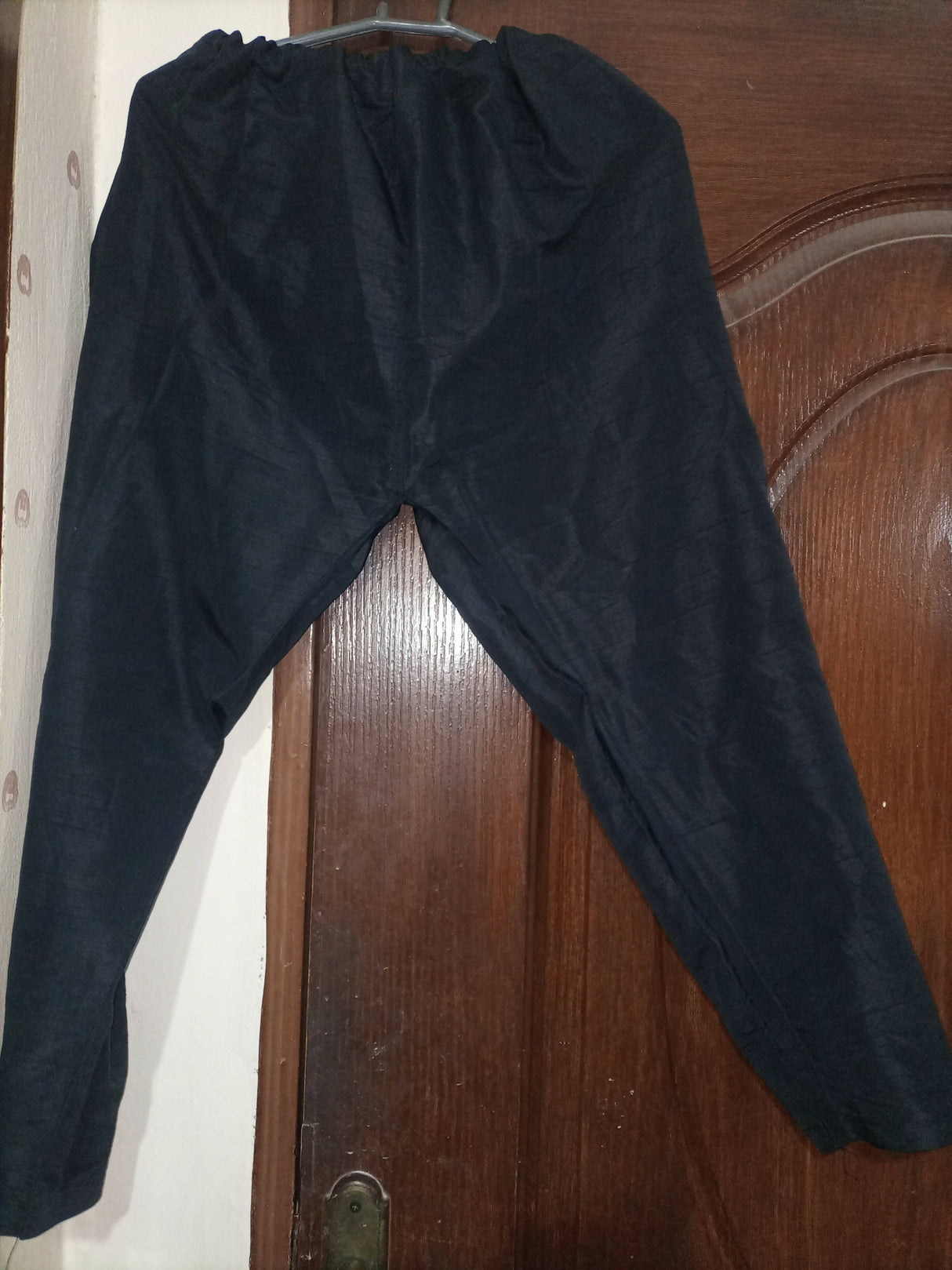 Black Raw Silk Kurta Shalwar | Boy's Shalwar Kameez | Size :8 to 11 years| Worn Once