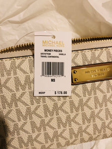 Michael Kors | Beige continental wallet | Women Bags | Brand New
