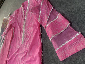 Ethnic | Pink 3 piece suit | Women Branded Kurta | Brand New